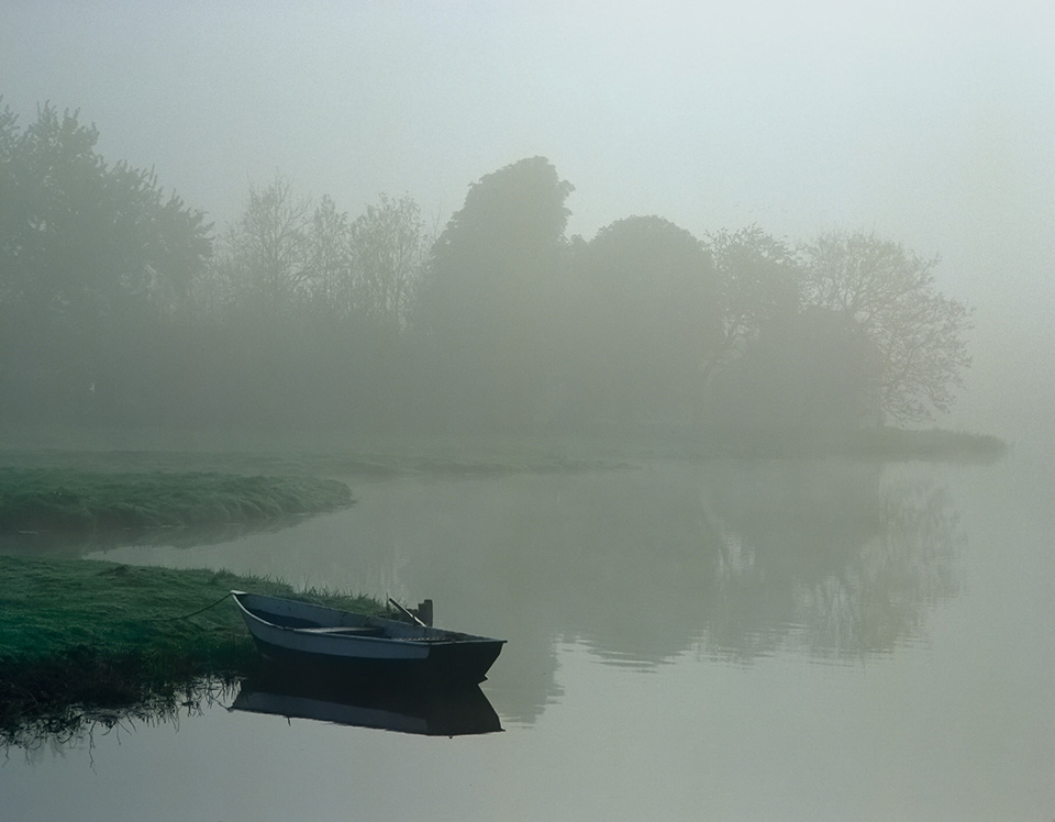 Boat in the mist Boat in the mist