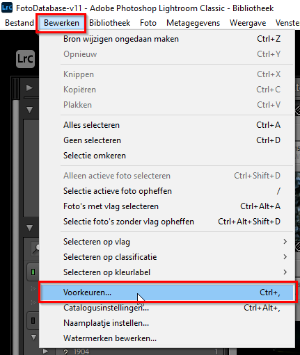 Catalogue preferences 01 Catalogue preferences 01