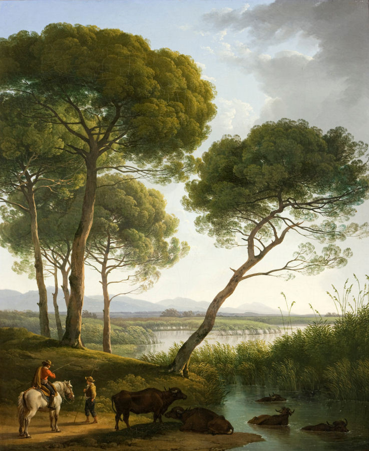 Hendrik Voogd, Italian landscape Hendrik Voogd, Italian landscape