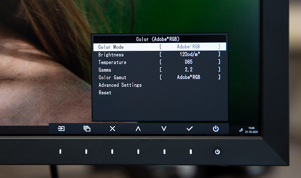 Eizo CS2470 on-screen menu Eizo CS2470 on-screen menu