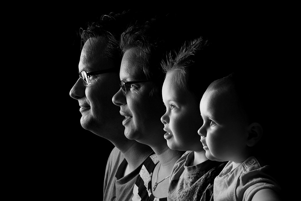 Family photo en profil Family photo en profil