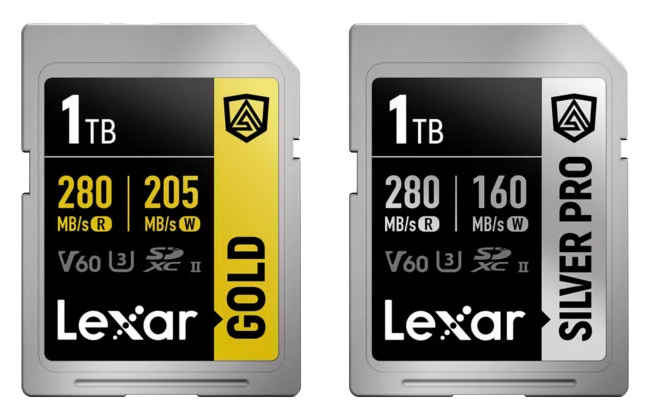 Lexar metal SD card