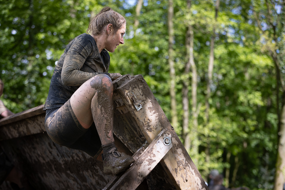 Overcoming the mud run