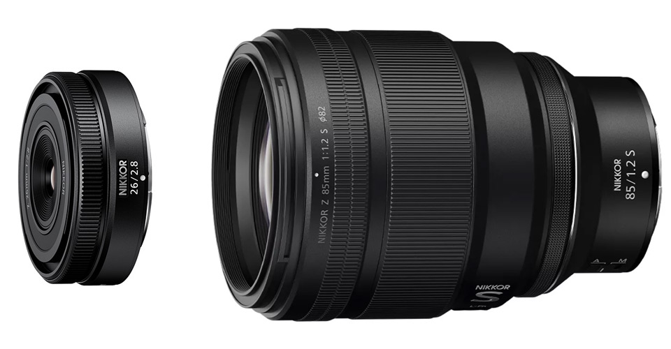 NIKKOR Z 26mm f/2.8 and NIKKOR Z 85mm f/1.2 S NIKKOR Z 26mm f/2.8 and NIKKOR Z 85mm f/1.2 S