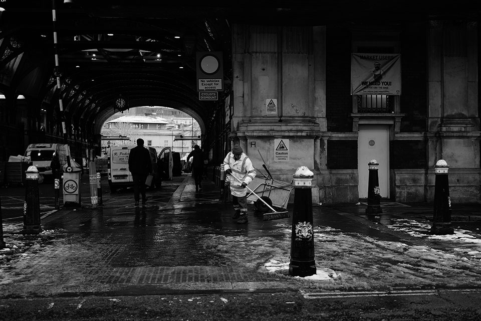 Street photography in winter Street photography in winter
