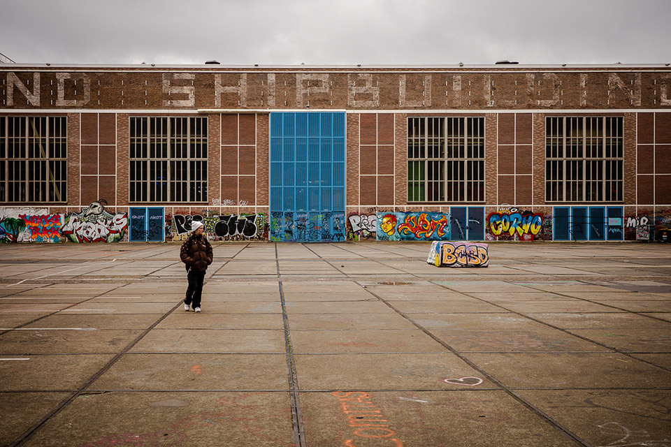 Street photography overview shot