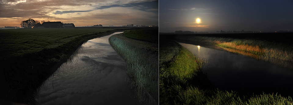 Bob van Zalm - night photographs lit with a torch Bob van Zalm - night photographs lit with a torch