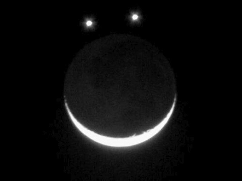 Jupiter Venus Moon Smiley Face Jupiter Venus Moon Smiley Face