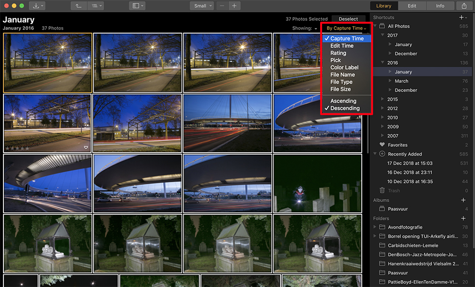Luminar sorting Luminar sorting