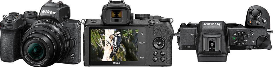 Nikon Z50 front view Nikon Z50 front view