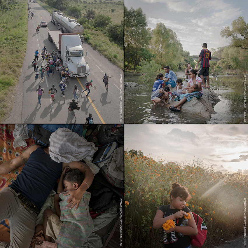 Pieter Ten Hoopen Migrantenkaravaan Pieter Ten Hoopen Migrantenkaravaan