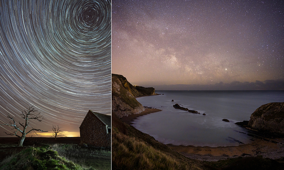 Andrew Whyte, star trails milky way Andrew Whyte, star trails milky way