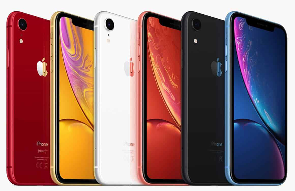 iPhone XR colours