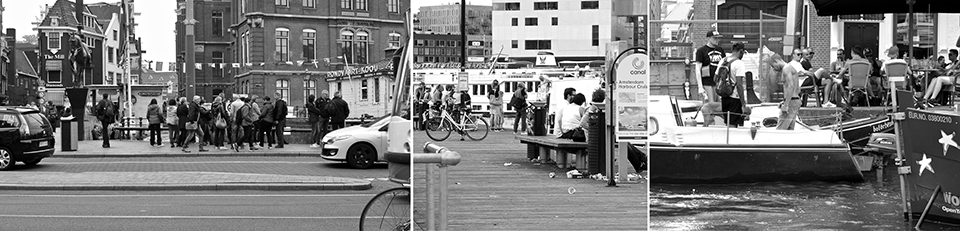 Jvdb busy city Amsterdam 1