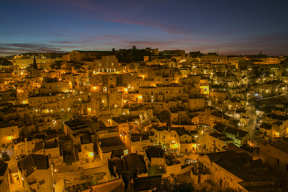 Matera by night Italy Matera by night Italy