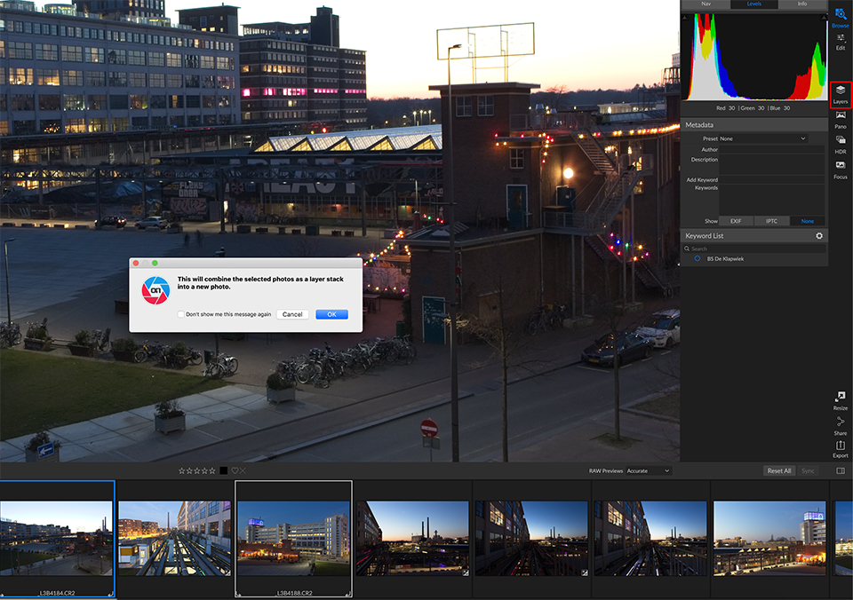 On1 raw editor photo montages