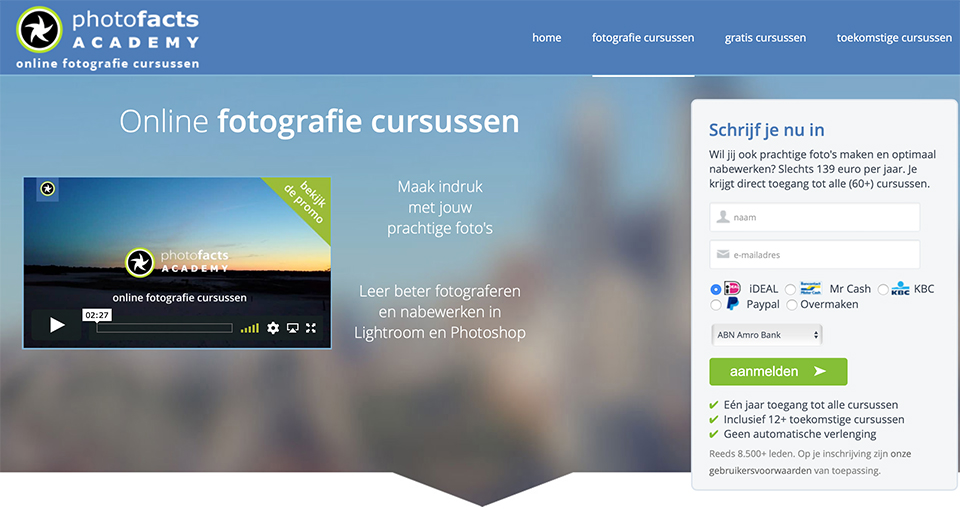 Photofactsacademy main page Photofactsacademy main page