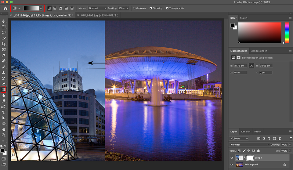 Photoshop collage step five