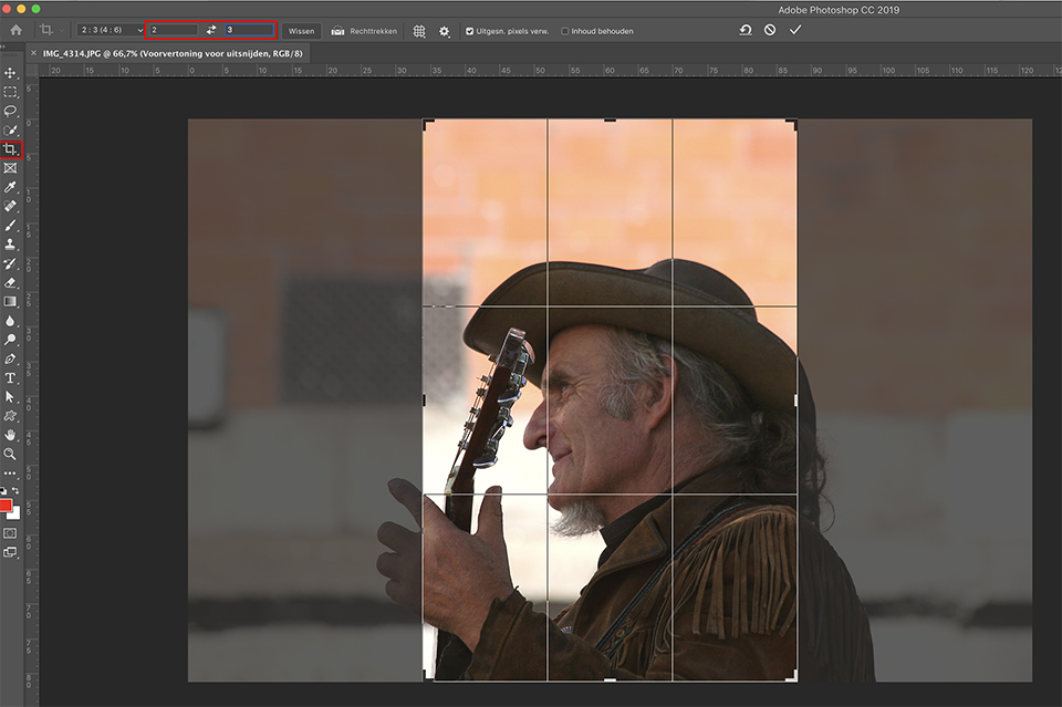 Photoshop cropping landscape to portrait 2n