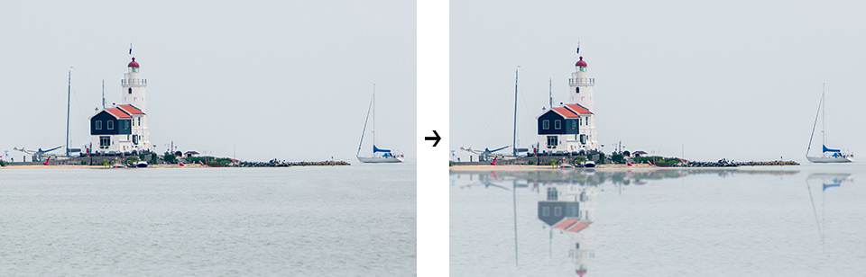 Create a reflection in Photoshop