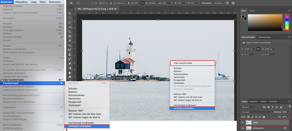 Create a reflection in Photoshop 3