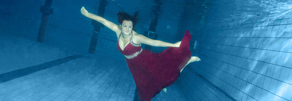Striking red underwater