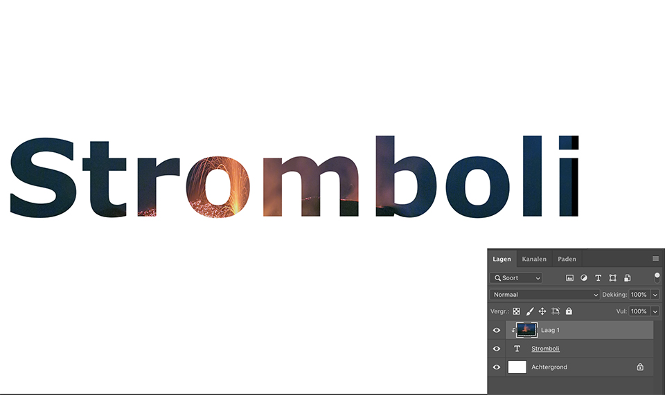 Clipping mask Photoshop