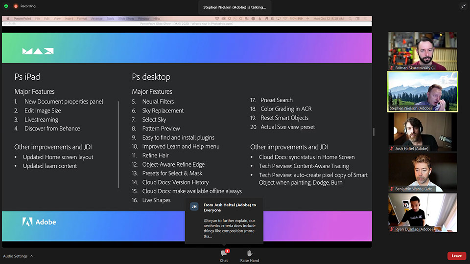 ADOBE MAX screenshots webinar PS 02 ADOBE MAX screenshots webinar PS 02