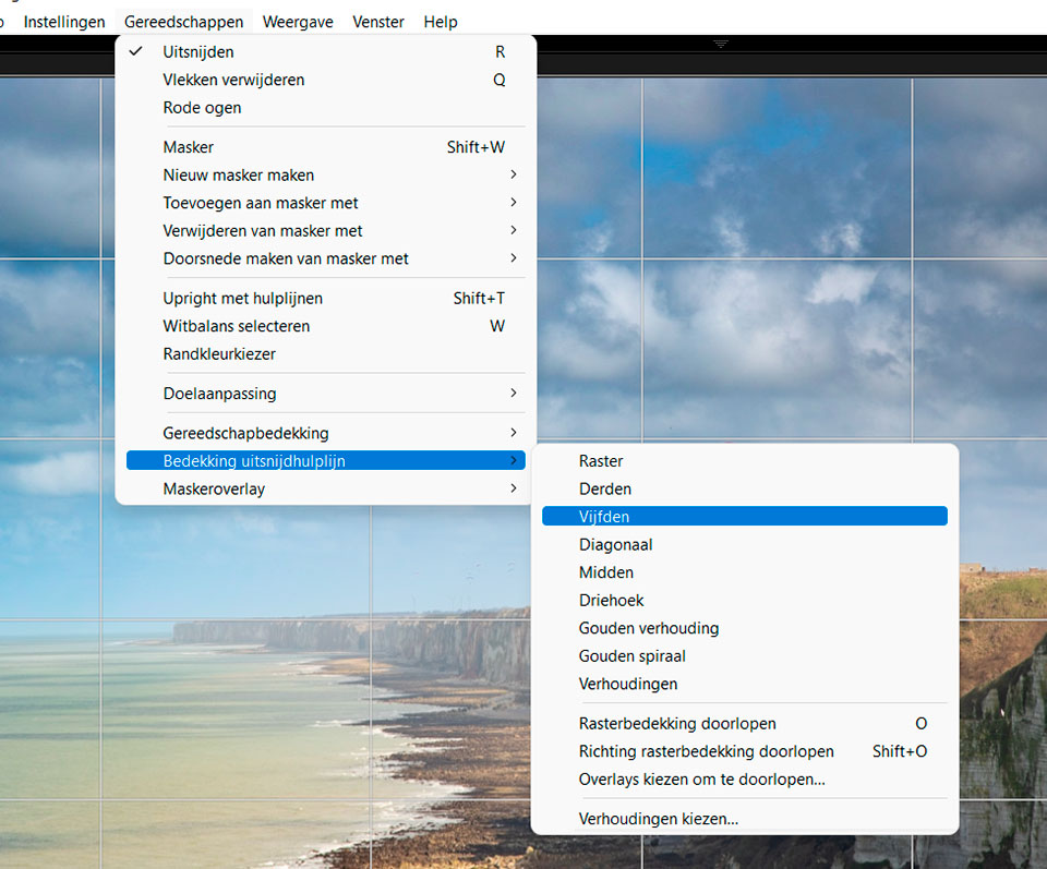 LrC update Crop tool overlay
