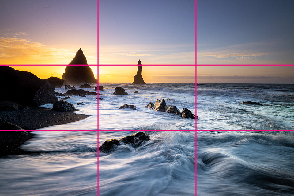 Composition guide lines thirds 14