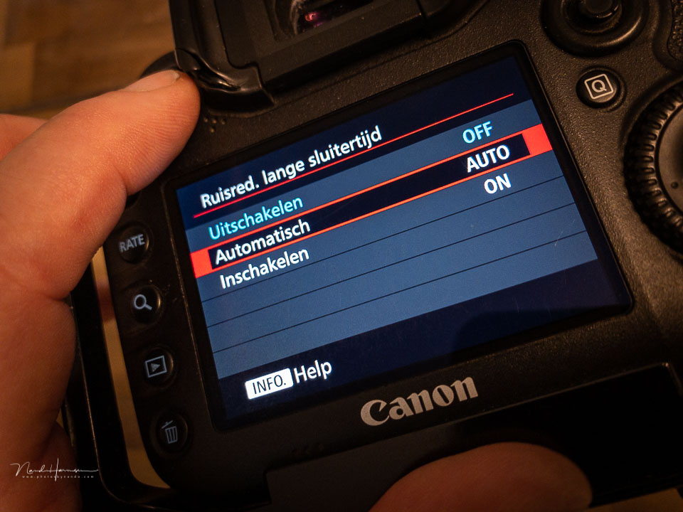 Long exposure noise reduction
