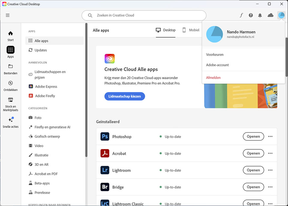 Nando Adobe Creative Cloud account Nando Adobe Creative Cloud account