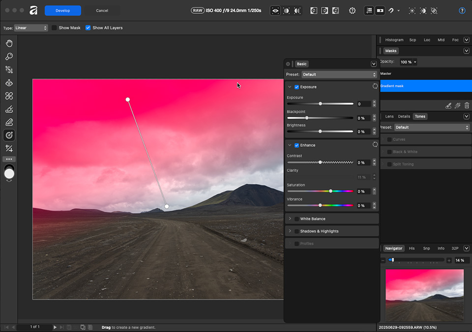 Nando Affinity Raw workflow Nando Affinity Raw workflow