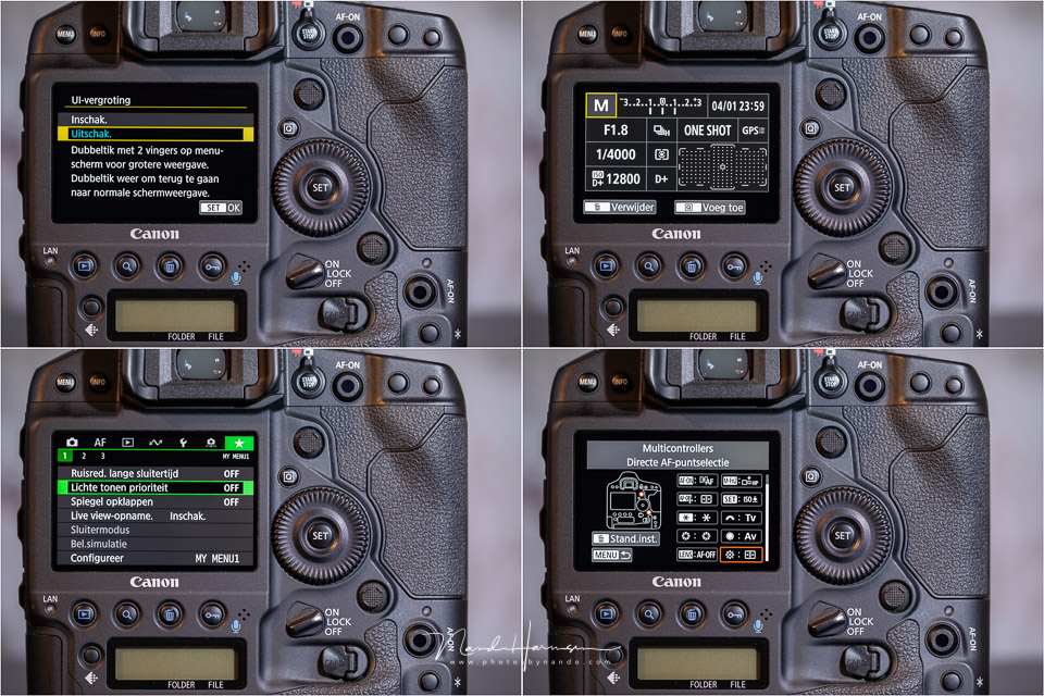 Nando Canon EOS 1DxIII custom functions Nando Canon EOS 1DxIII custom functions