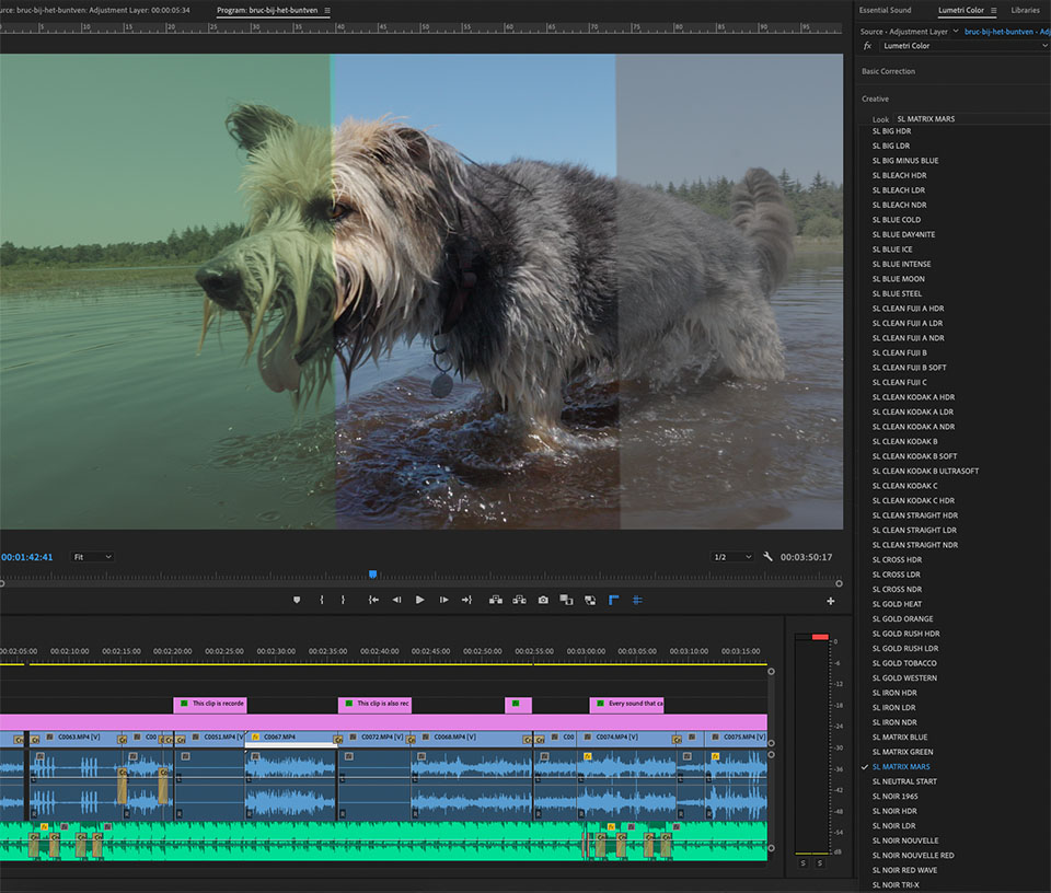 Nando colour grading LUTs
