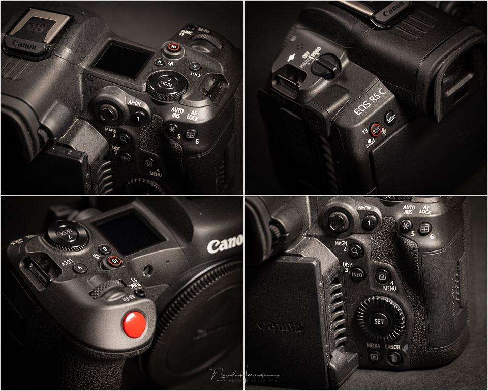 Nando EOS R5 C details