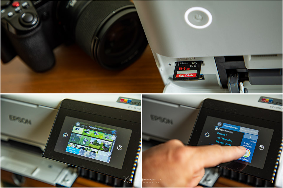 Nando epson et8500 ecoprint printing from SD