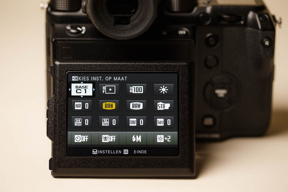 Nando Fujifilm custom settings