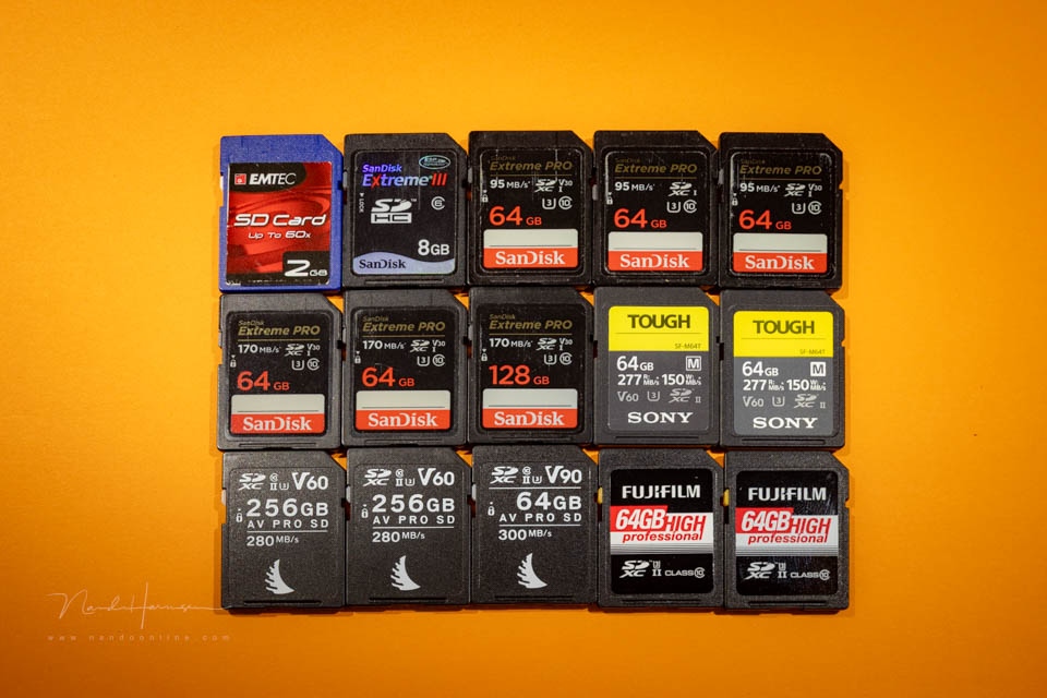 Nando memory cards 3 Nando memory cards 3