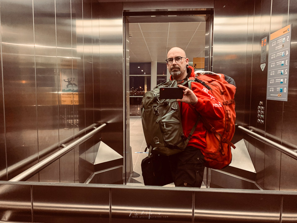 Nando packed for Lofoten