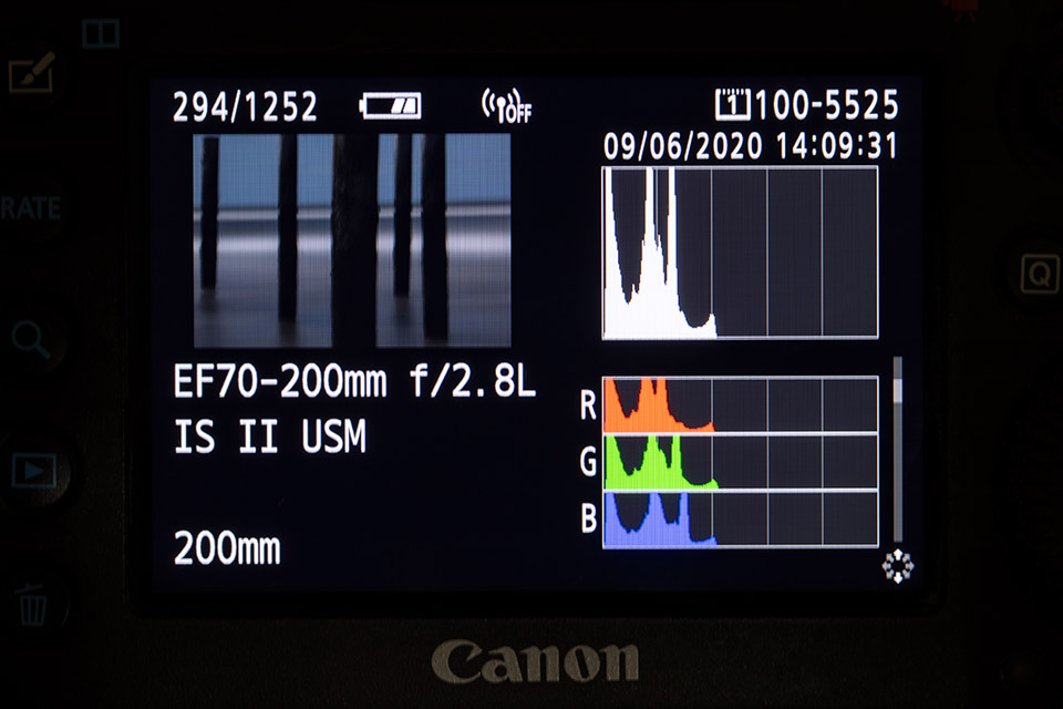 Nando histogram underexposed Nando histogram underexposed