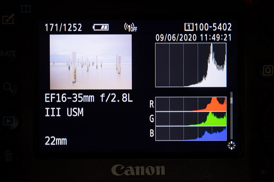 Nando histogram overexposed Nando histogram overexposed