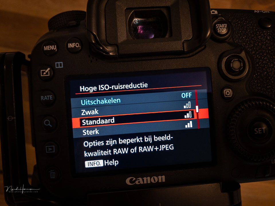 High ISO noise reduction
