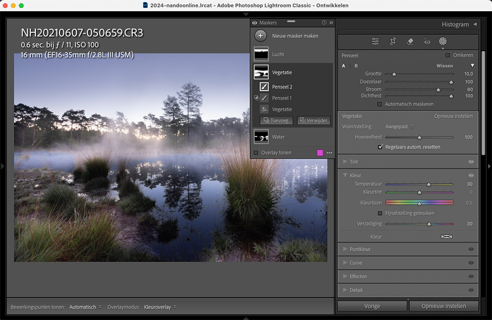 Nando landscape mask refining