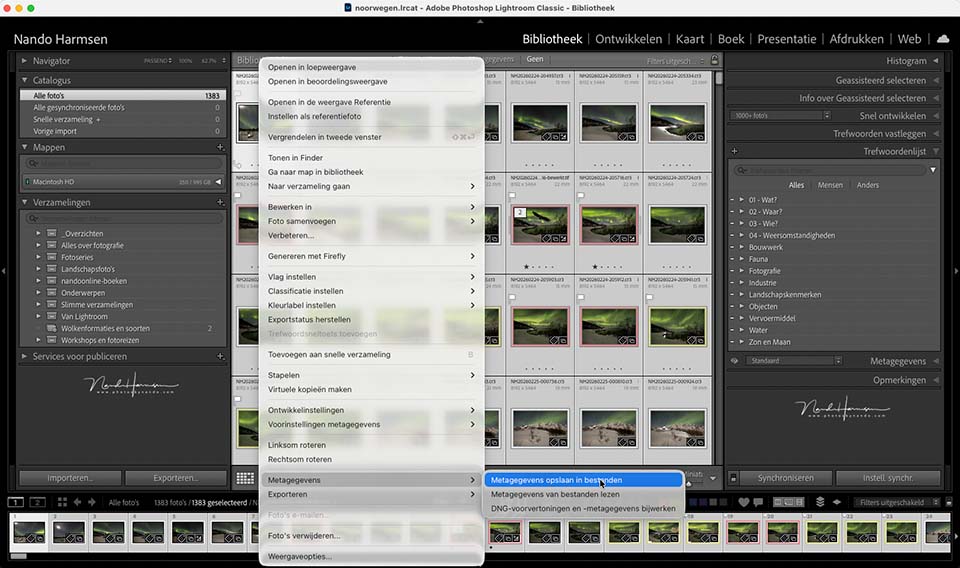 Nando Lightroom XMP files Nando Lightroom XMP files