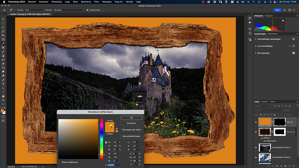 Nando's frame in Photoshop Nando's frame in Photoshop