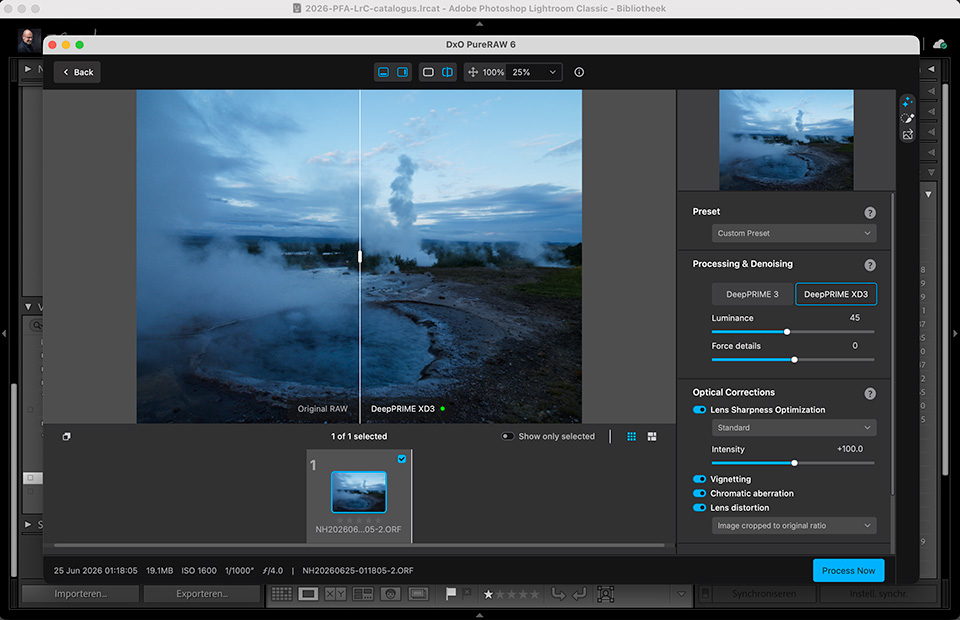 Nando Lightroom Classic DxO PureRaw