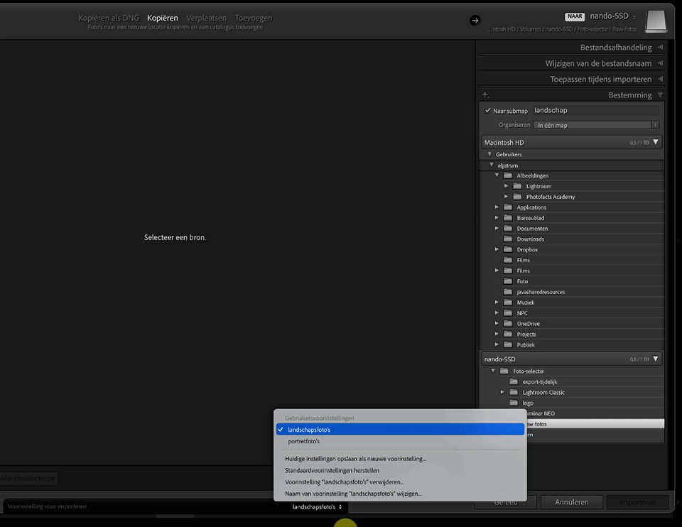 Nando LrC import preset Nando LrC import preset