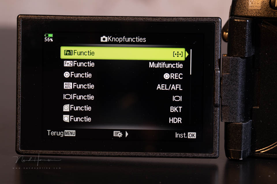 Nando Olympus OM button functions Nando Olympus OM button functions