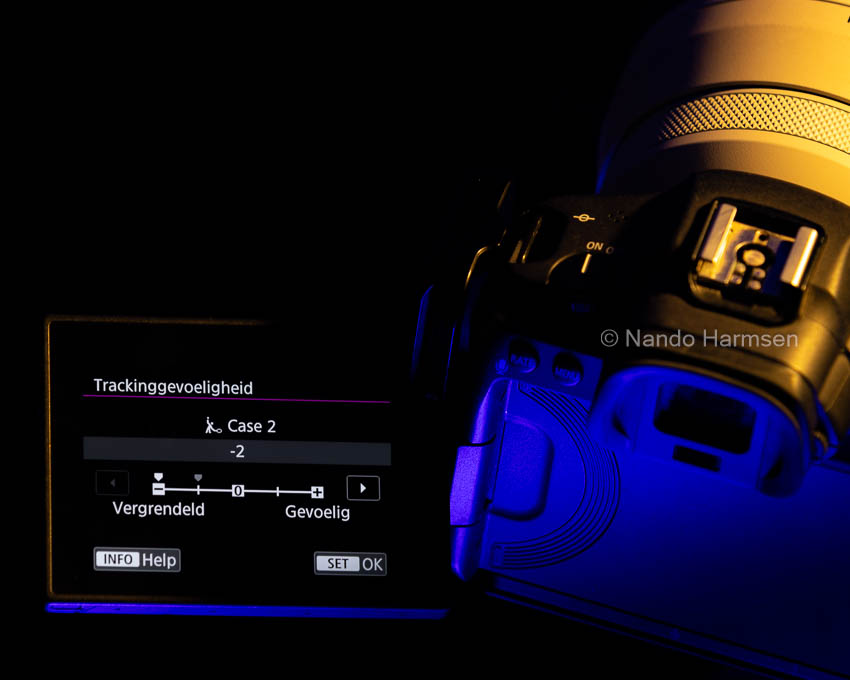 Nando focusing Canon 6